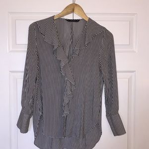 Zara striped blouse Size XS
